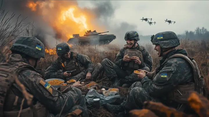 За кого и за что воют украинцы? Кадры не оставили вопросов - Символика читается чётко