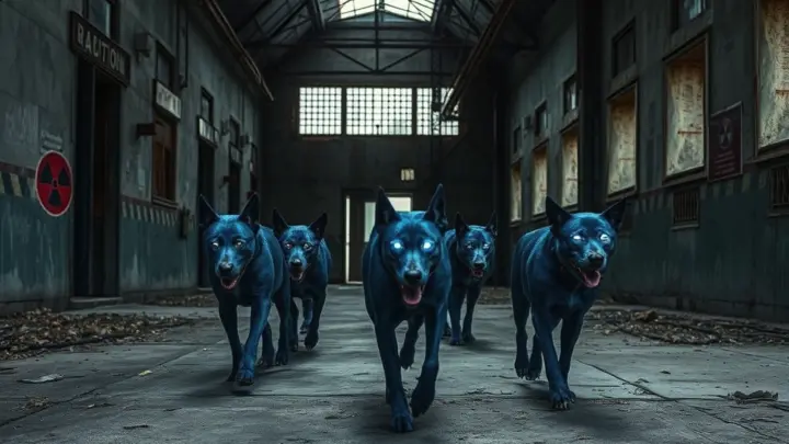 Естественный отбор: учёный объяснил синих собак в Чернобыле