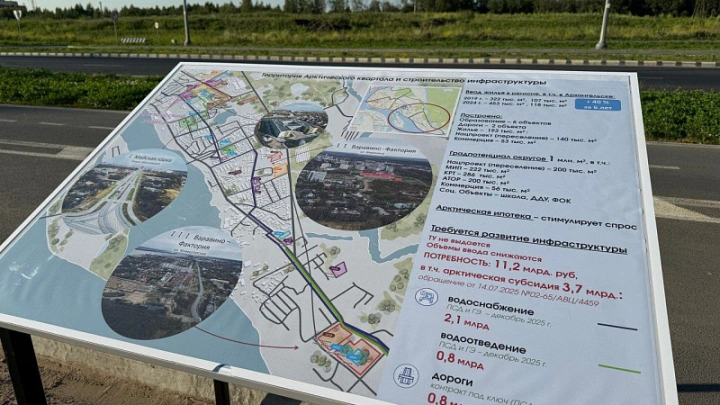 В Архангельске при господдержке стартовал масштабный жилищный проект Арктический квартал