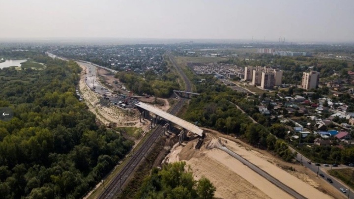 В Самаре продолжается строительство Фрунзенского моста