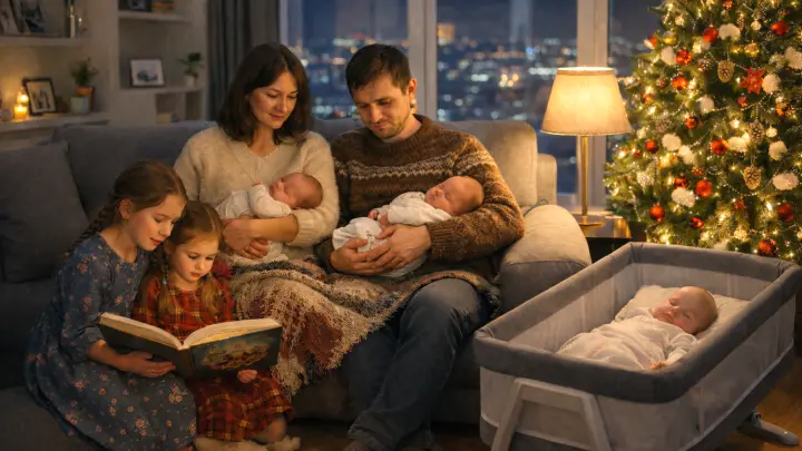 Мама Даша родила тройню. Теперь в семье пять дочек: Самое доброе интервью в канун Нового года
