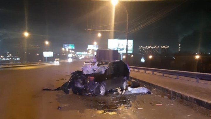 Один человек погиб в ночном ДТП на Димитровском мосту в Новосибирске