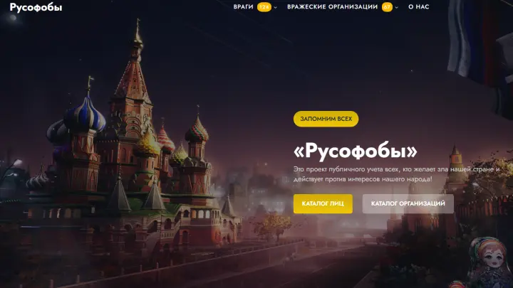 На сайте Русофобы появились имена известных личностей из Новосибирской области