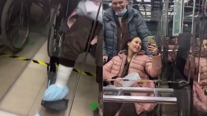 В меня на скорости врезался мужчина!: Известная актриса сломала ногу на Красной Поляне