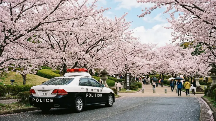 89-летний японец укусил женщину под цветущей сакурой и внезапно умер