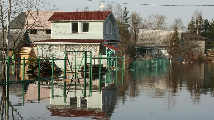 40 лет такого не было: В Новосибирске затопило огороды на улице Прокопьевской