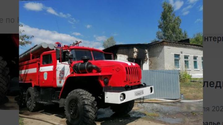 В курганском пионерлагере пожар начался в первый день смены