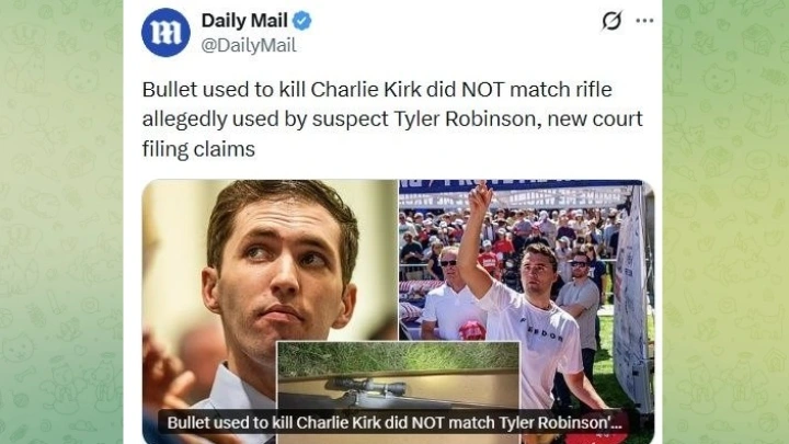 Пулю убийцы Чарли Кирка не смогли связать с винтовкой обвиняемого