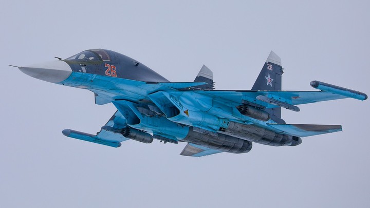 Русский Су-34 модернизировали до уровня носителя крылатых ракет