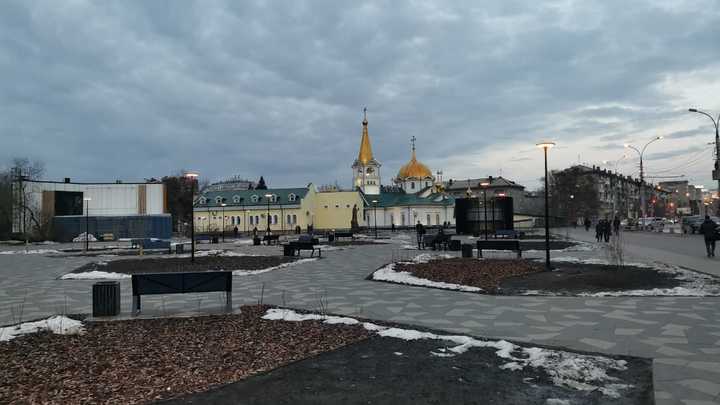 Нарымский сквер в Новосибирске реконструируют в 2024 году