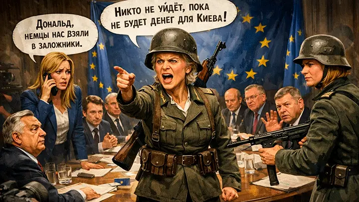 Евросоюз подавился Украиной. Русские припечатали: Заберём всё. Американцы требуют половину