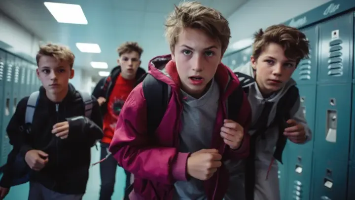 В Краснодаре толпа школьников закидала камнями охранника парковки