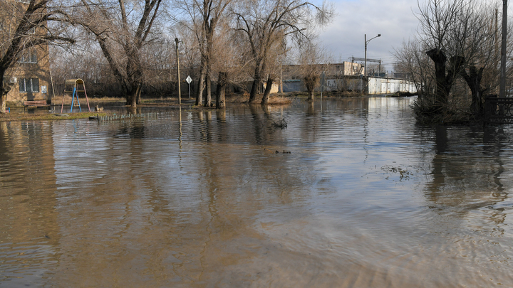 Уровень воды в реке Урал в Оренбуржье продолжает подниматься