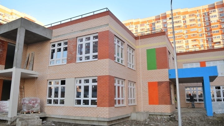 В Краснодаре детсад на 200 мест по улице Калинина готов на 75%