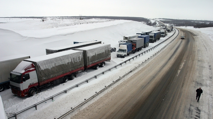 В России на время могут сделать бесплатным проезд по платным трассам для грузовиков
