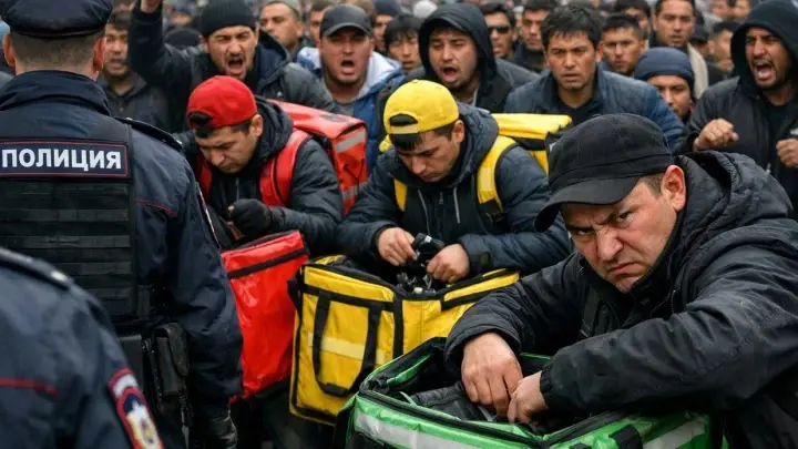 Мигранты оскорбили Путина и полицию: Спецназ нагрянул быстро