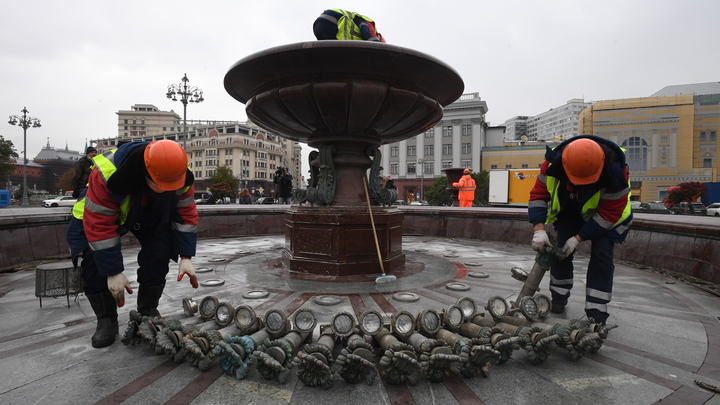 В Подмосковье закончился сезон фонтанов