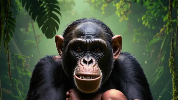 Шимпанзе отобрали у женщины младенца и утащили в джунгли