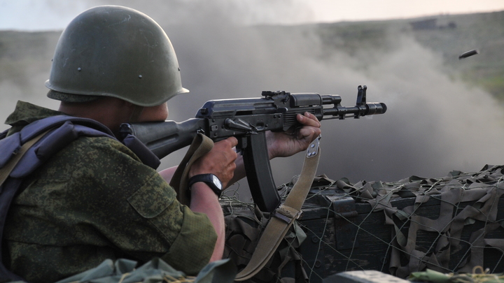 Чеченский батальон в зоне СВО готовится к бою с американским десантом