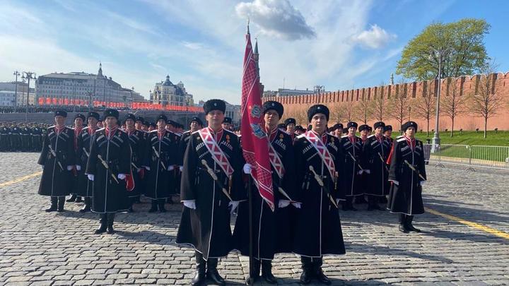 В главном параде Победы в Москве приняли участие 12 кубанских казаков