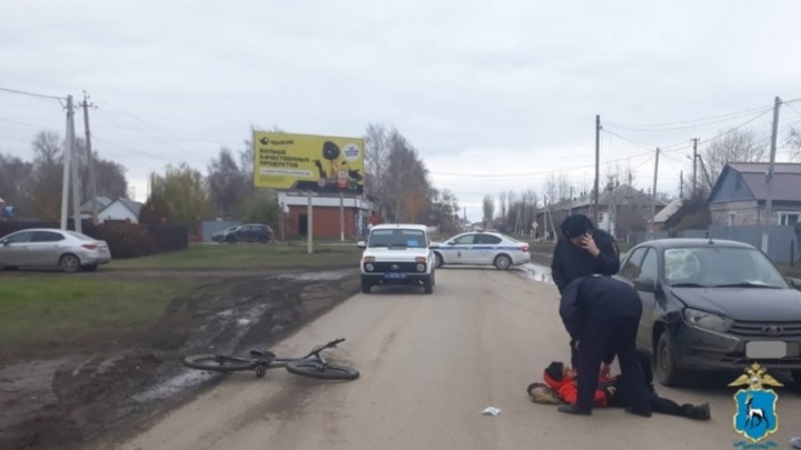 В Самарской области 11-летний велосипедист попал под колёса Лады