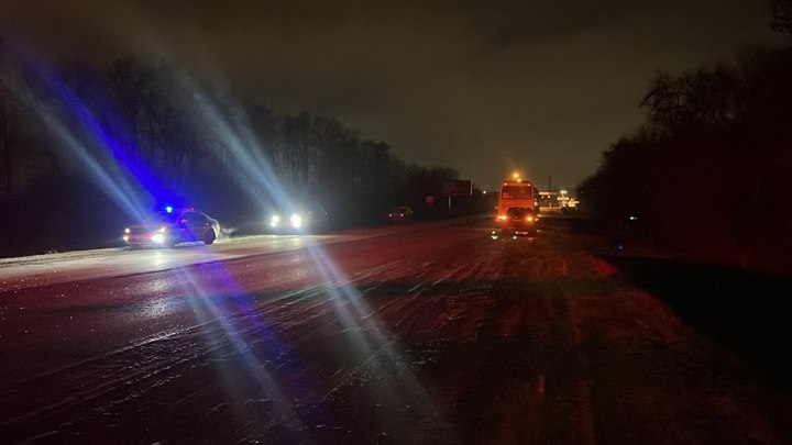 Пассажирский автобус насмерть сбил пешехода под Новосибирском