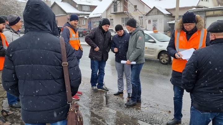 Приёмка ремонта дороги на Волочаевской в Новосибирске снова не состоялась