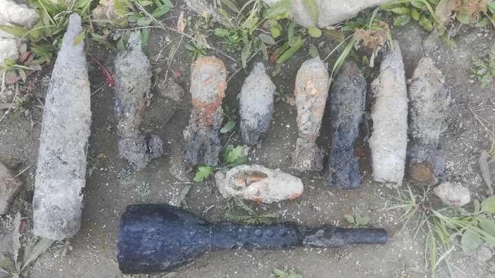 В Славянском районе на берегу реки Протоки обнаружили 11 боеприпасов времен ВОВ