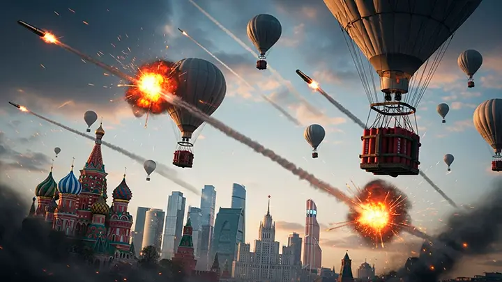 Предатели окончательно обнаглели: Враг меняет тактику, бросив вызов русским ПВО. Россию атаковали воздушные шары со взрывчаткой