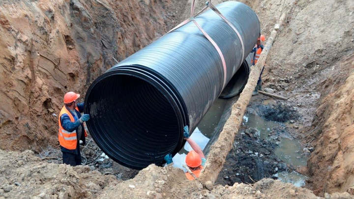 В Краснодаре из-за строительства коллектора ограничат движение в переулке Гаражном