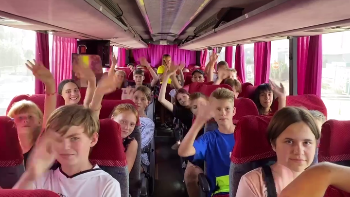 Больше 200 детей из Харьковской области приехали отдыхать в лагерь Кабардинки