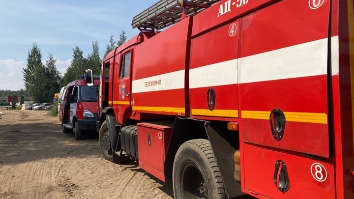 Все в дыму, невозможно спать: в Сосновом Бору уже больше суток тушат пожар
