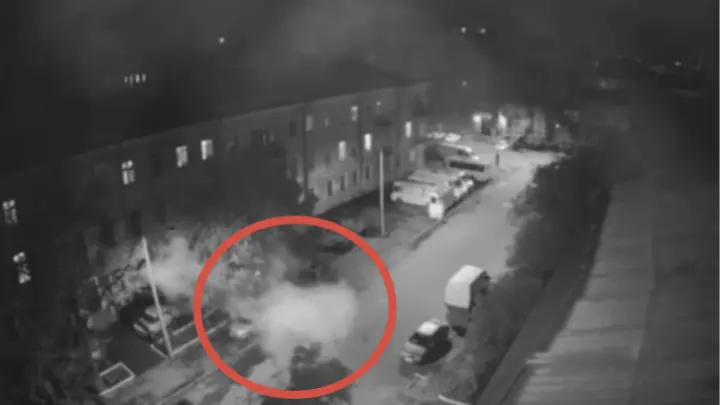 В Одессе на видео сняли подрыв машины с бойцами ВСУ в ответ за атаку на Старобельск