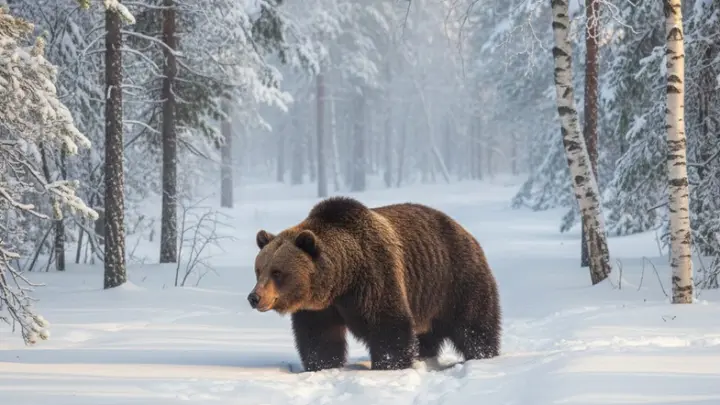 Эколог предупредил о риске встречи с медведем-шатуном в Подмосковье