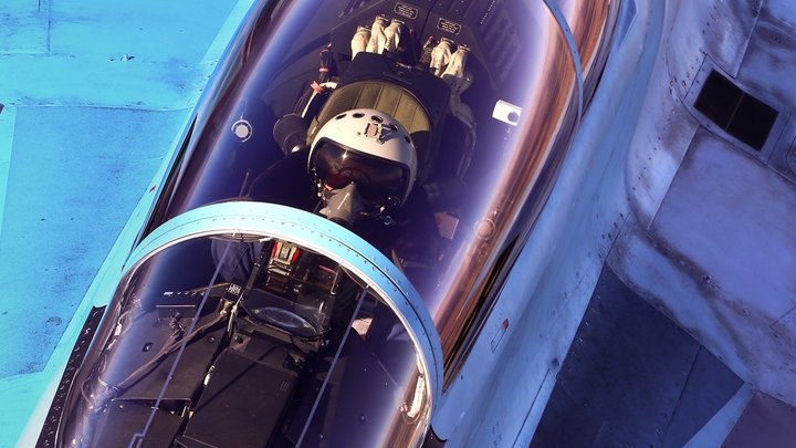 Короткий воздушный бой закончился победой. Русские асы сбили украинские МиГ-29 и Ми-8