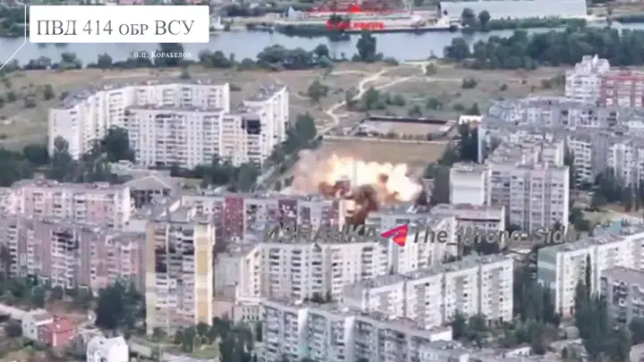 Видео удара ФАБ-3000 по позициям ВСУ: как это выглядит с дрона