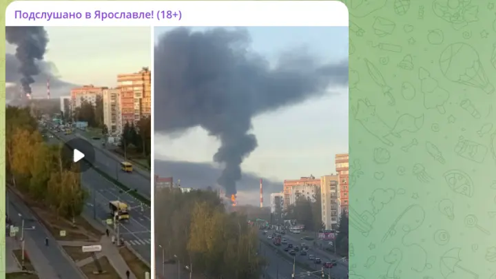 Евраев: пожар на Ярославском НПЗ носит техногенный характер