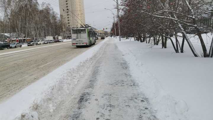 Анатолий Локоть поручил за сутки убрать снег с улиц Новосибирска