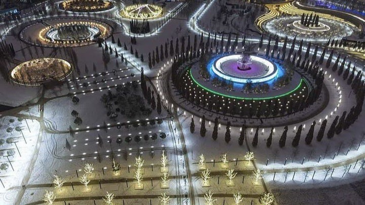 Зима в Краснодаре: В парке Галицкого посетителей просят не кататься на санках по газонам