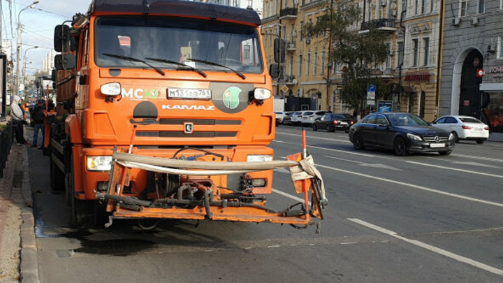 В Ростове-на-Дону ожидается снег: В городе провели сухие учения по расчистке улиц