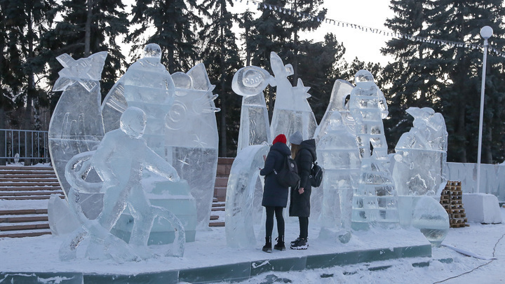 Главный ледовый городок в Челябинске могут разобрать раньше времени