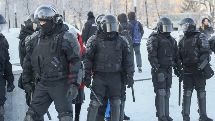 Участники митинга в Кургане пытались спровоцировать силовиков