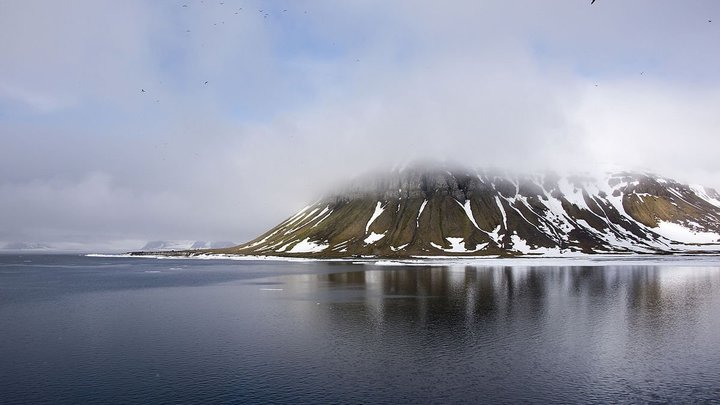 Судно Михаил Сомов застряло у Земли Франца-Иосифа. На борту 91 человек