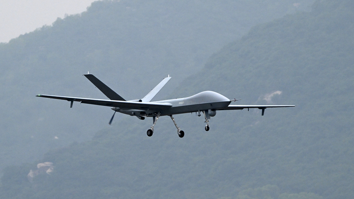 Fighterbomber показал видеокадры пролета Су-27 возле американского БПЛА MQ-9