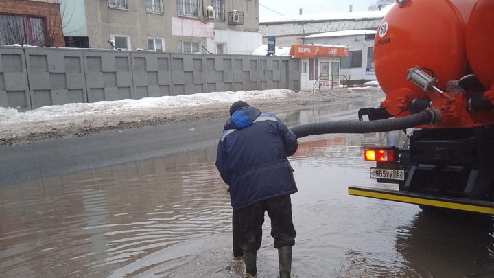В Нижнем Новгороде подтопило более 10 улиц из-за потепления