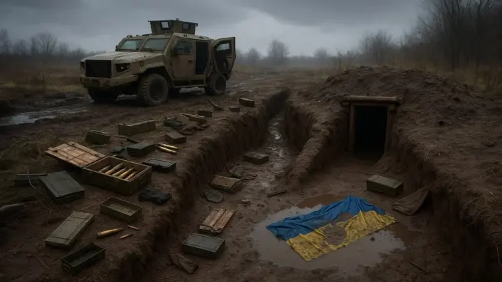 Боевики ВСУ бросили на позициях под Харьковом мушкеты и нацистскую атрибутику