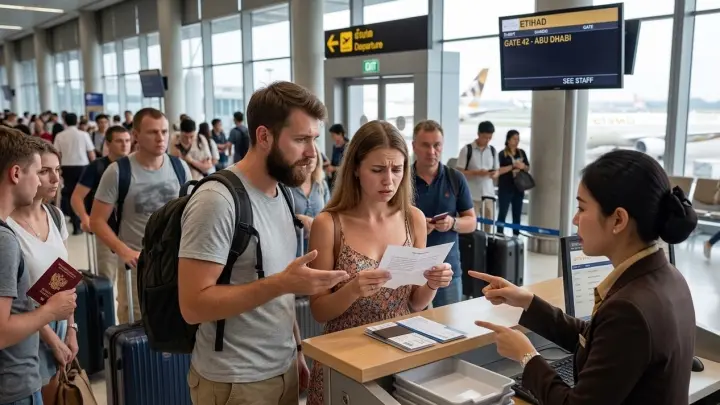 Только для своих: русских туристов не пустили в самолёт авиакомпании Etihad