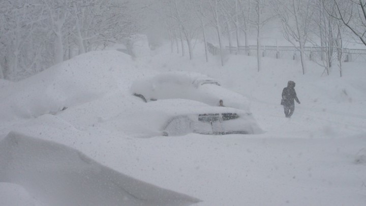 Мощный циклон в Приморье 30 ноября: регион исчезает под снегом