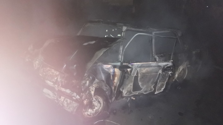 В Муроме ночью сгорел автомобиль