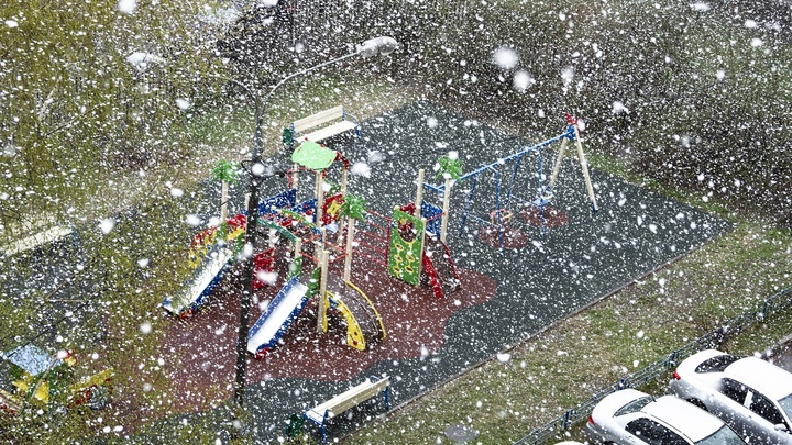 Снег прошёл в Нижнем Новгороде на майские праздники